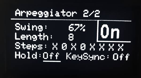 Arpeggiator page 2
