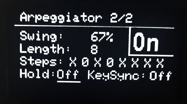 Arpeggiator page 2